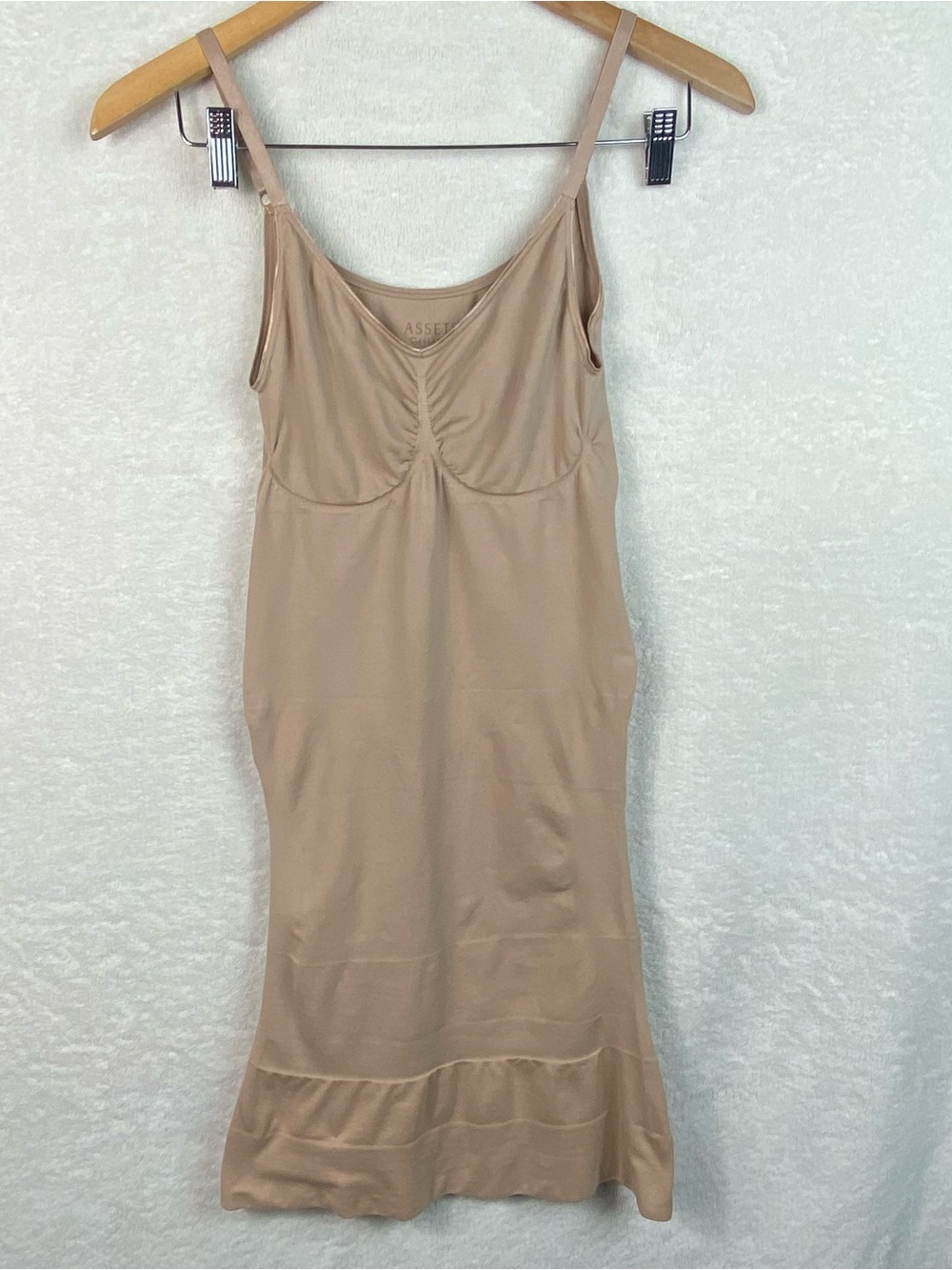 Assets Red Hot Label by Spanx XL Nude Slip Dress Shapewear Body Smoothing